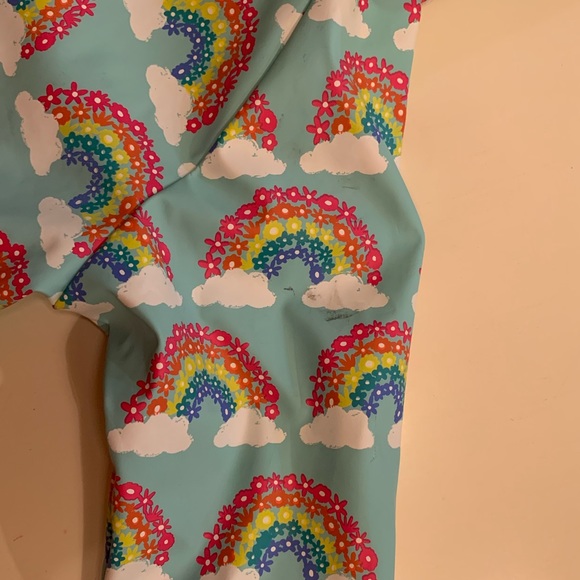 Hatley Fleece Lined Rainbow Raincoat 18-24 month - Picture 4 of 7